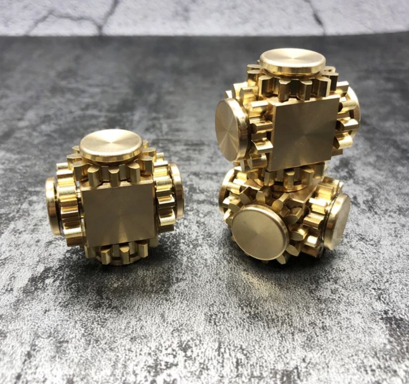 Gyro Pure Brass | Copper High Precision Gear Fidget Spinner