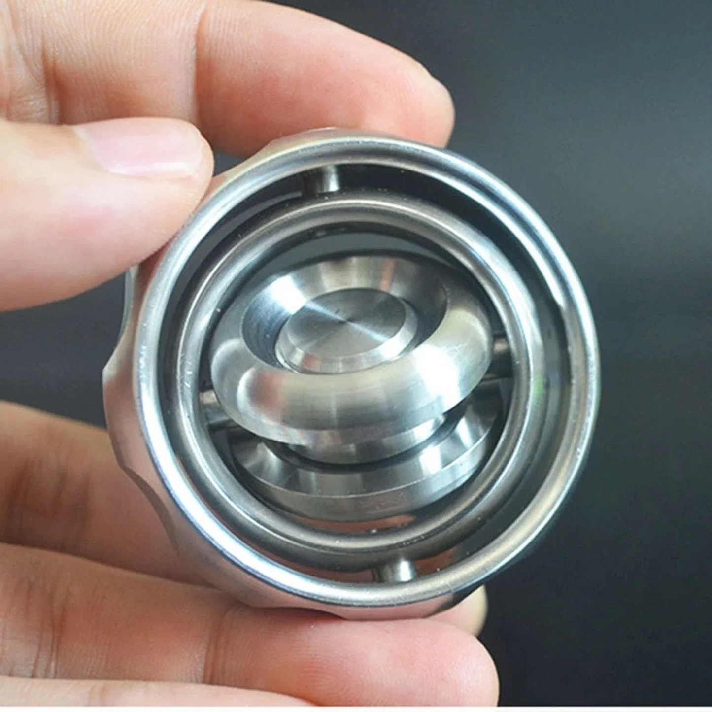 Stainless Steel Gyroscope Rotation Balancing Spinner | EDC Fidget Spinner | Kids Adult Toys