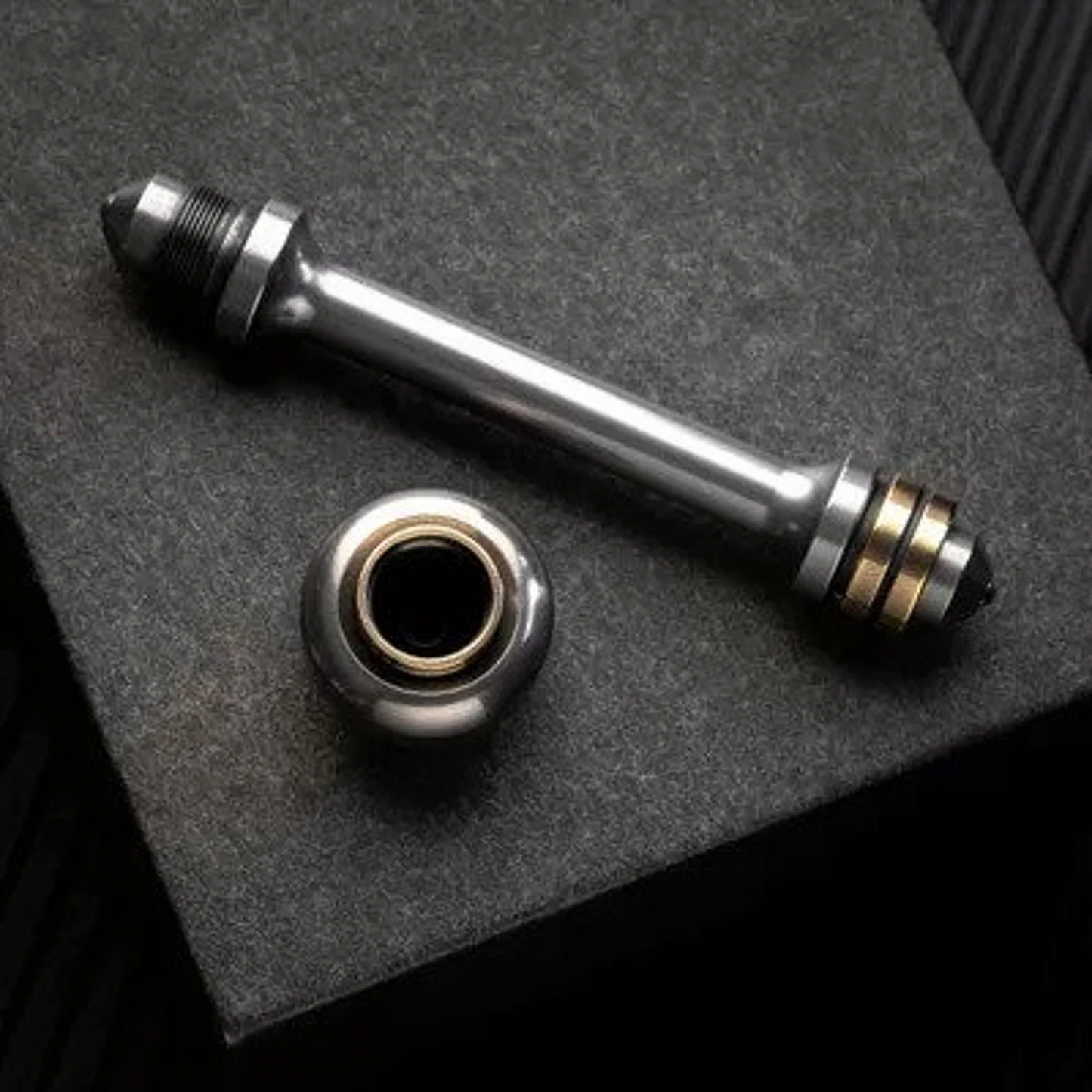 Lautie 2099 Series X-BONE Copper Mini Hand Spinner | Lautie 2099 Series Metal Mini Hand Gyro Spinner | Lautie Mini EDC Hand Spinner for Gift