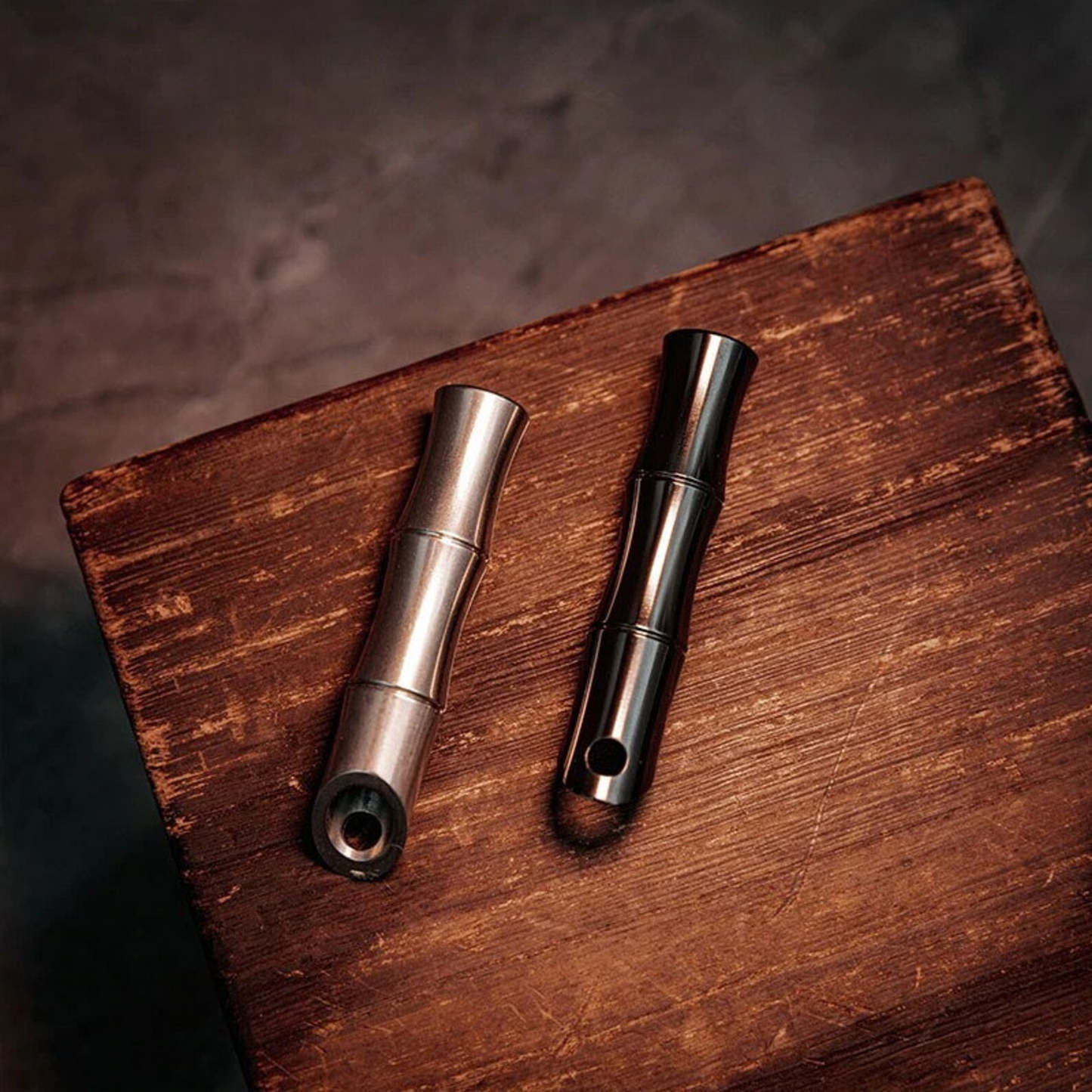 Bamboo Stainless Steel Haptic Feel Hand Push Pull Slider | Bamboo EDC Haptic Feel Hand Slider | Bamboo Metal Hand Push Slider for Gift