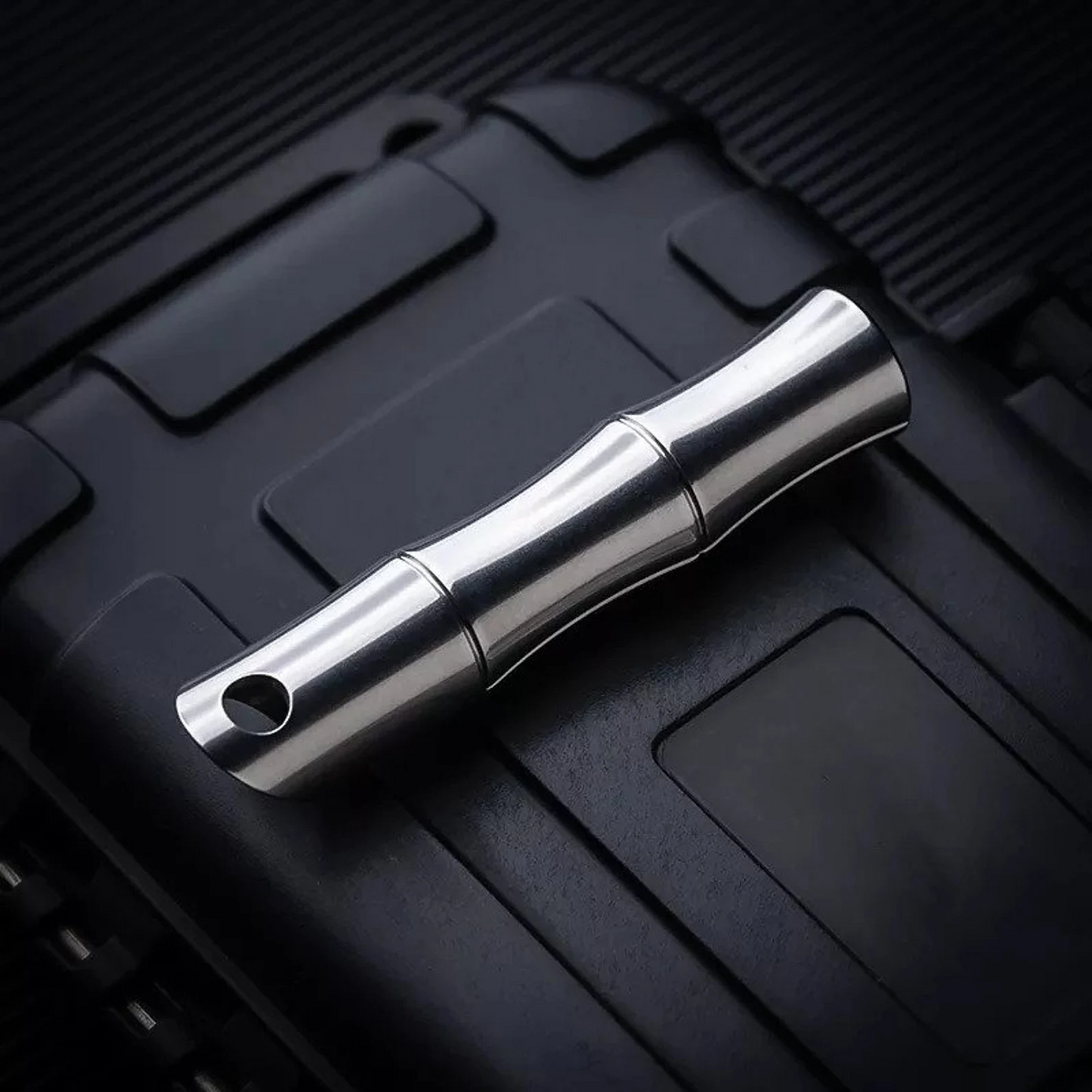Bamboo Stainless Steel Haptic Feel Hand Push Pull Slider | Bamboo EDC Haptic Feel Hand Slider | Bamboo Metal Hand Push Slider for Gift
