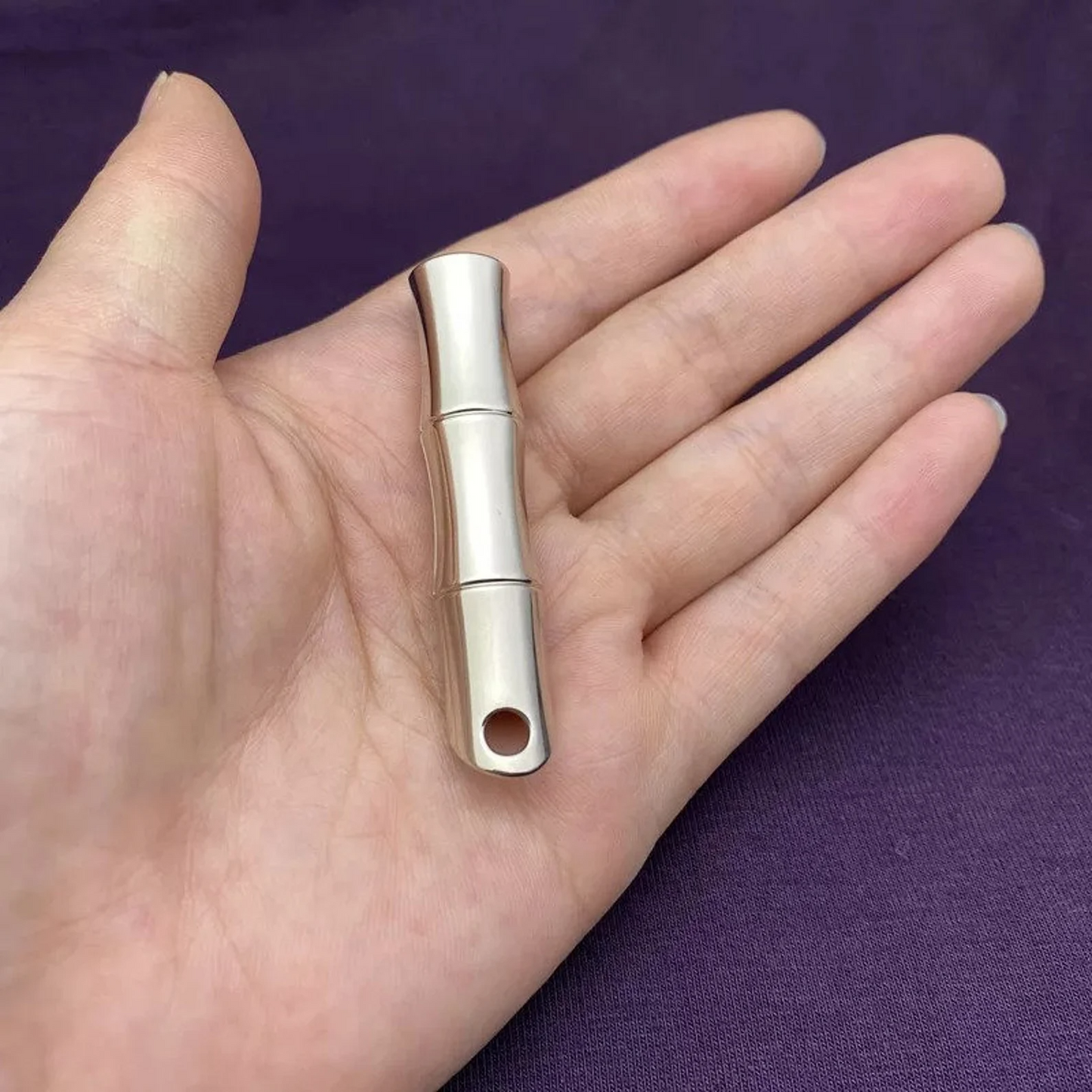 Bamboo Stainless Steel Haptic Feel Hand Push Pull Slider | Bamboo EDC Haptic Feel Hand Slider | Bamboo Metal Hand Push Slider for Gift