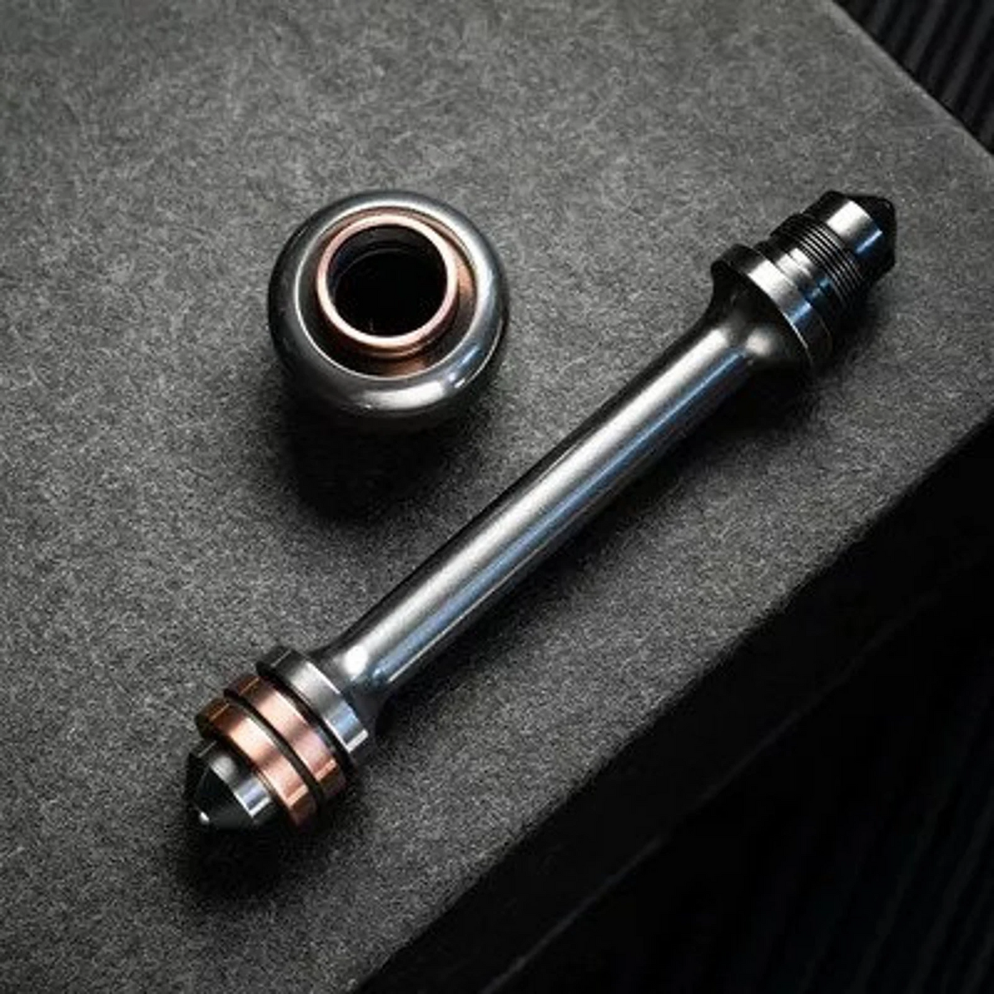 Lautie 2099 Series X-BONE Copper Mini Hand Spinner | Lautie 2099 Series Metal Mini Hand Gyro Spinner | Lautie Mini EDC Hand Spinner for Gift