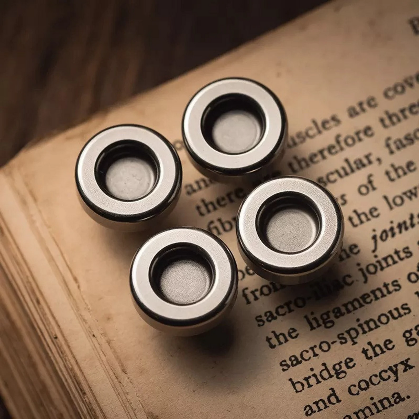 Lautie 2099 Series X-BONE Copper Mini Hand Spinner | Lautie 2099 Series Metal Mini Hand Gyro Spinner | Lautie Mini EDC Hand Spinner for Gift