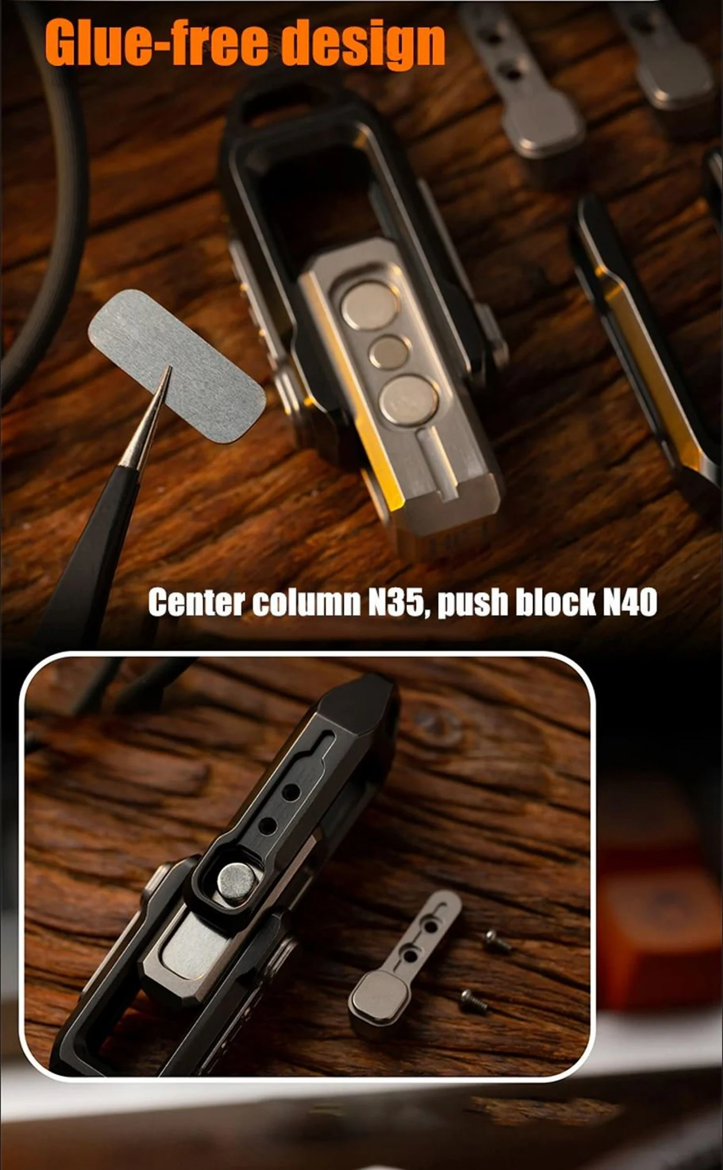 New Launching WANWU HIFIBOY Double Push Hand Haptic Push Slider | WANWU Hifiboy Edc Hand push Haptic Feel Slider for Gift & Collection