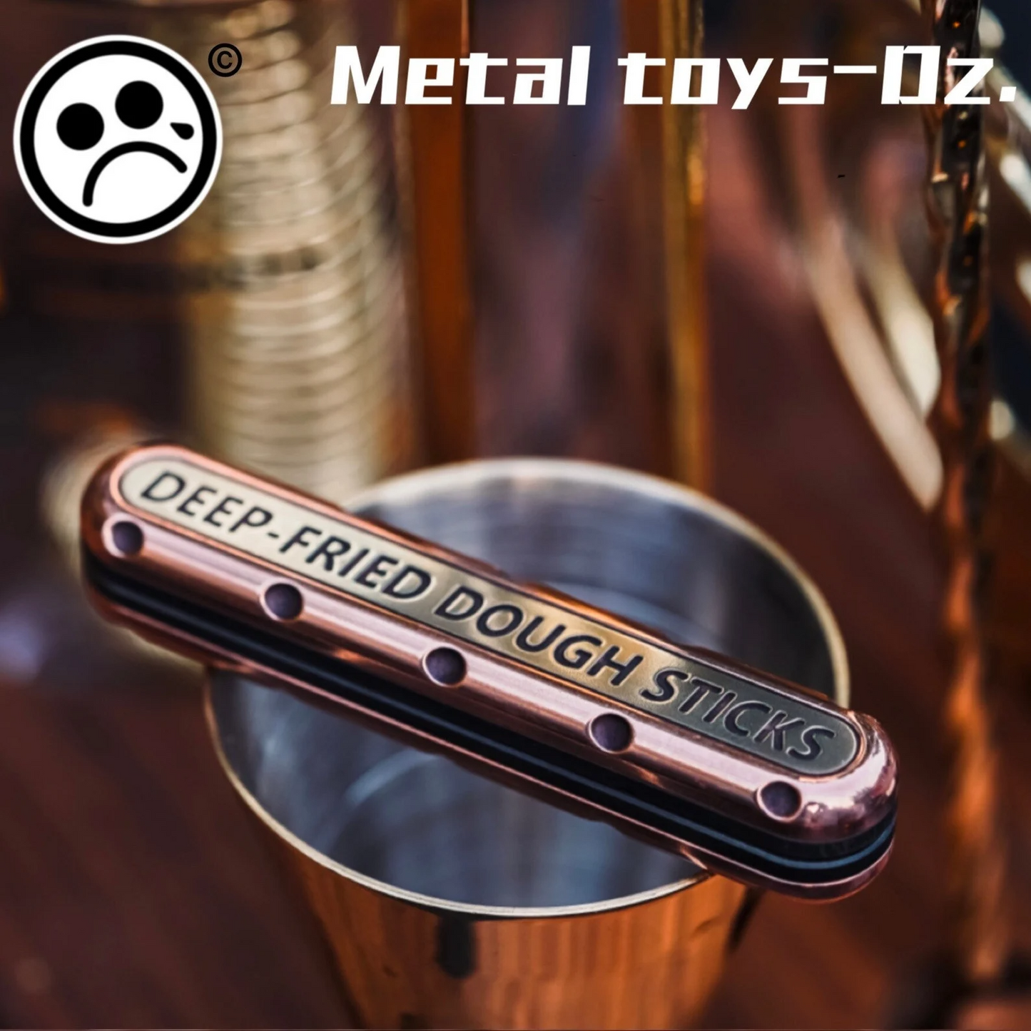 DZ Top-D Hand Slider | Top-D EDC Slider | Dz Hand Metal Fidget for Gift & Collection