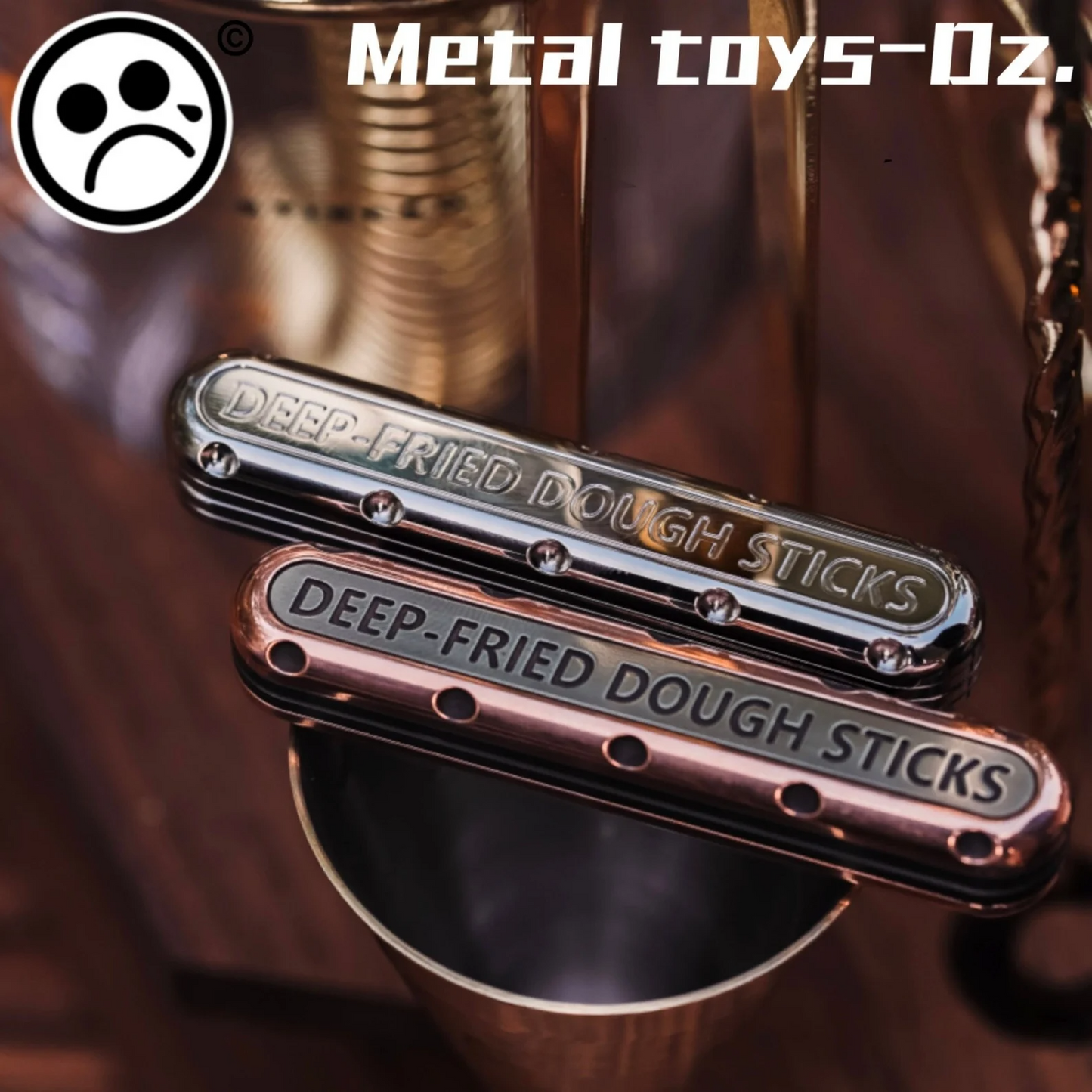 DZ Top-D Hand Slider | Top-D EDC Slider | Dz Hand Metal Fidget for Gift & Collection