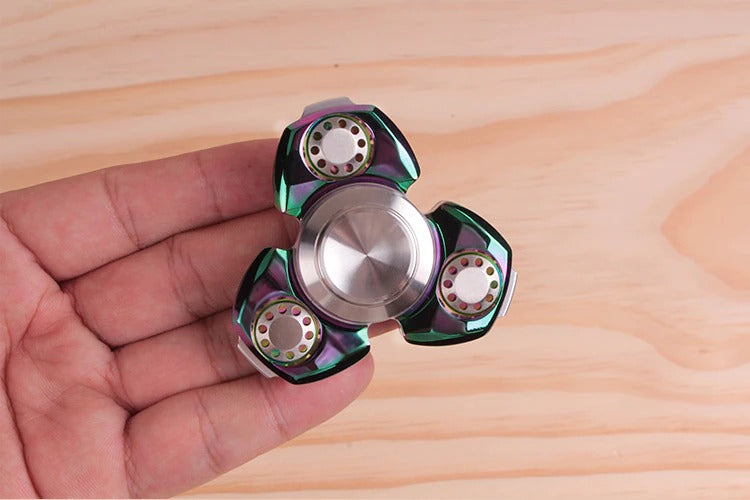 High Quality Metal Hand Spinner | EDC Anti-stress Hand Gyro Spinner | Gyro Metal Spinner for Autism and ADHD| for Gift and Collection