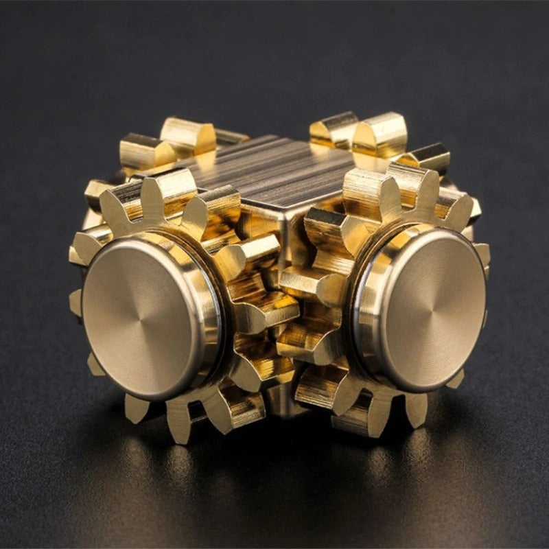 Gyro Pure Brass | Copper High Precision Gear Fidget Spinner