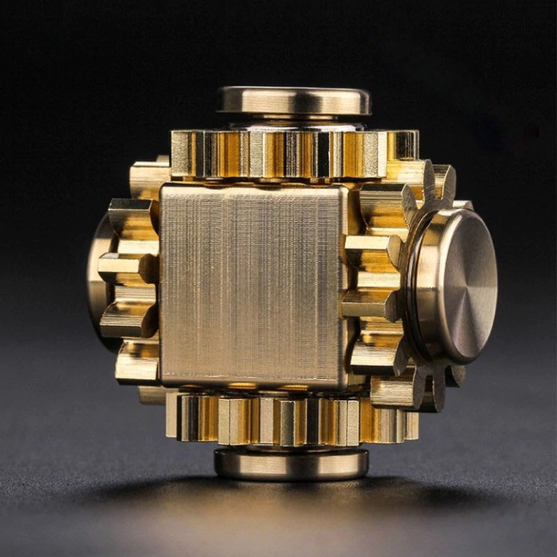 Gyro Pure Brass | Copper High Precision Gear Fidget Spinner