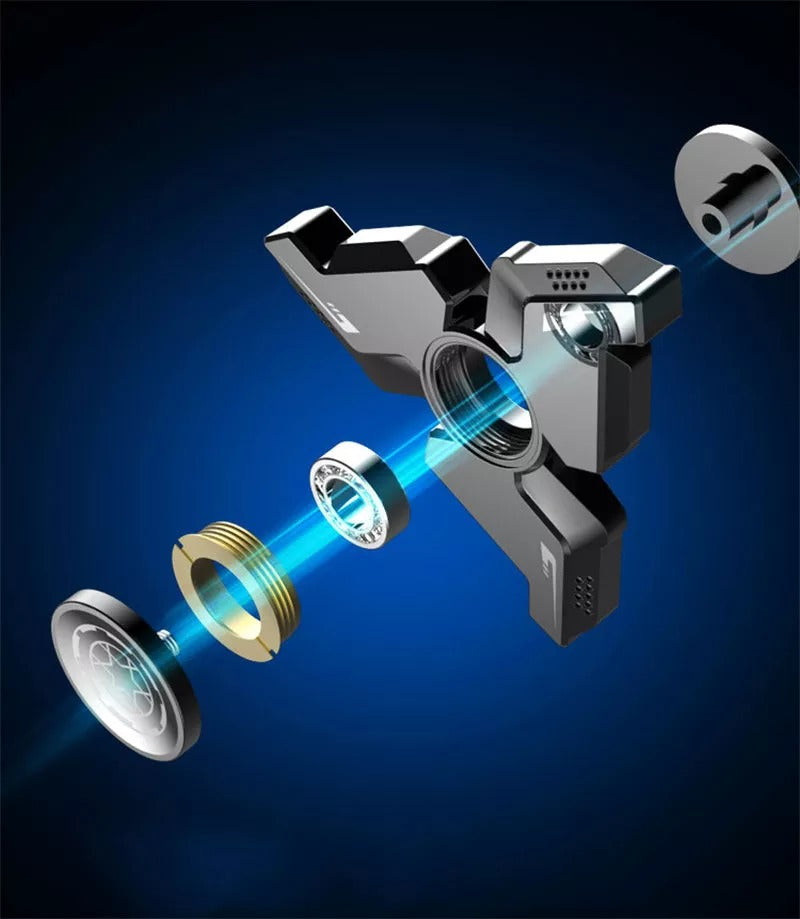 Mini Trefoil Fidget Spinner Alloy Hand Spinner | Mini Alloy Metal Gyro Spinner | Alloy EDC Hand Spinner for Adult ADHD Anti-Stress.