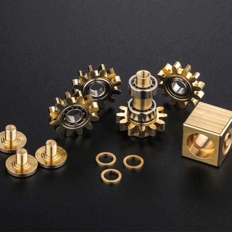 Gyro Pure Brass | Copper High Precision Gear Fidget Spinner