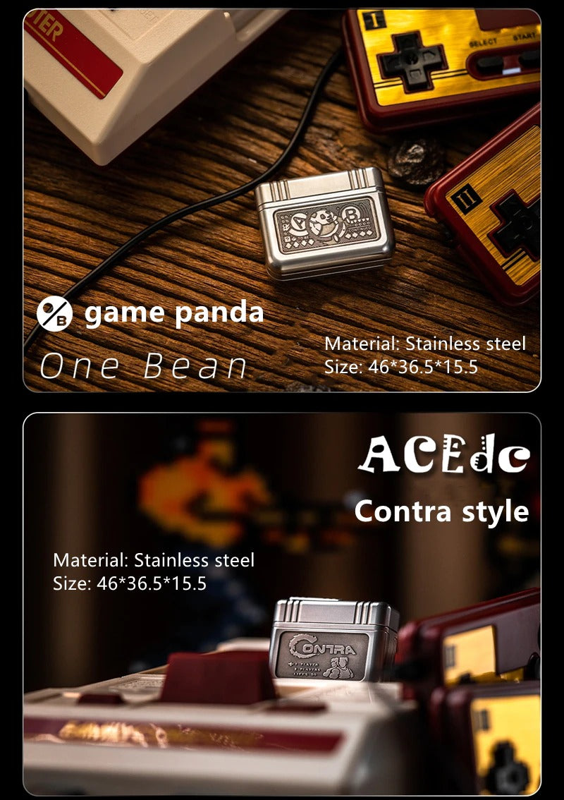 Stainless Steel Gamer Cart Slider | High Quality Metal Acedc Push Slider PPB | Acedc Gamer Cart Push Slider for Collection and Gift