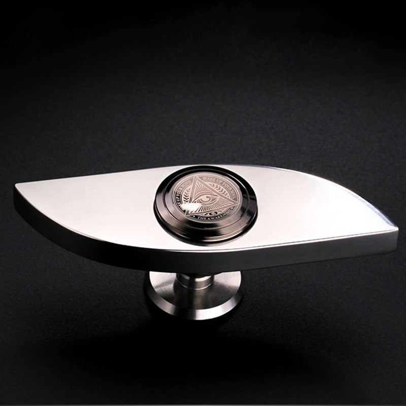 Eye Stylist Autism Metal Hand Spinner | Anti Stress Adult Toys Stress Reliever | Pure Steel Spinner for Gift and Collection
