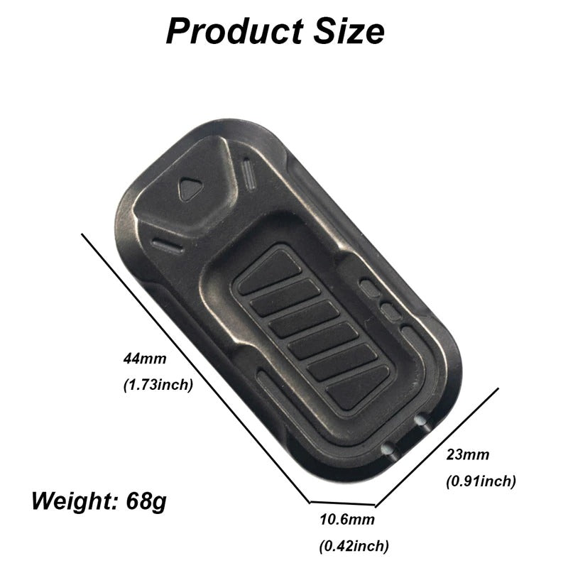 New Mackie Hand Push Slider Push Pop | Mackie CP-5 Hand Fidget Spinner Finger Push Decompression | CP-5 EDC Push Slider for Gift and Collection