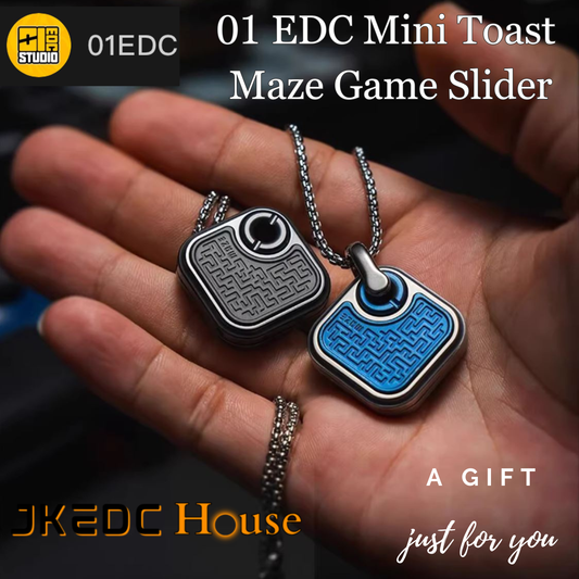 01 EDC Mini Toast Mechanical MAZE Hand Push Slider for Gift & Collection
