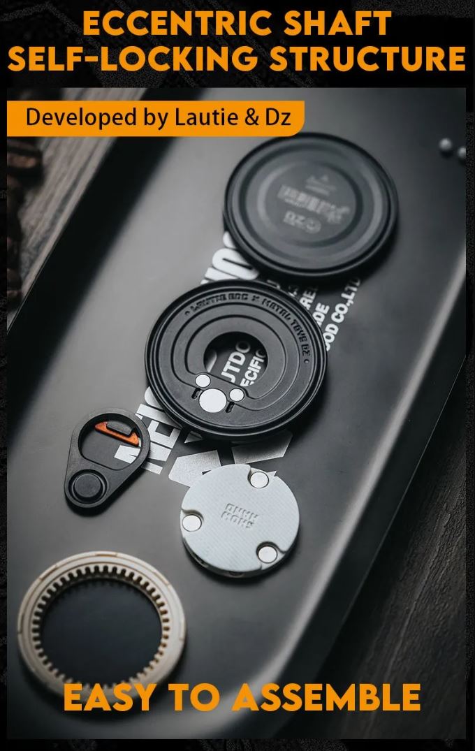 New Lautie x Metal Toys DZ "ShowHand" -Haptic Coin CAN SS Zirconium Mechanical Coin Shape Hand Slider for Collection & Gift