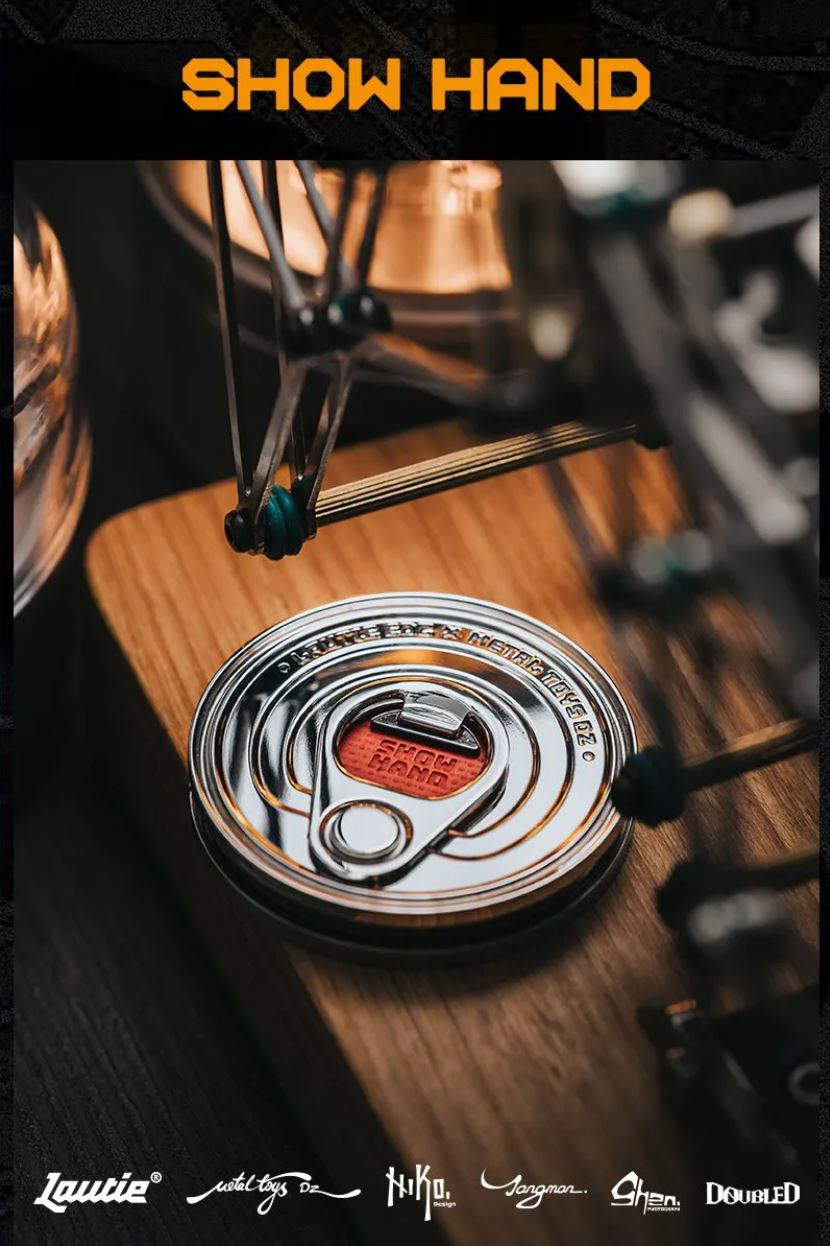 New Lautie x Metal Toys DZ "ShowHand" -Haptic Coin CAN SS Zirconium Mechanical Coin Shape Hand Slider for Collection & Gift