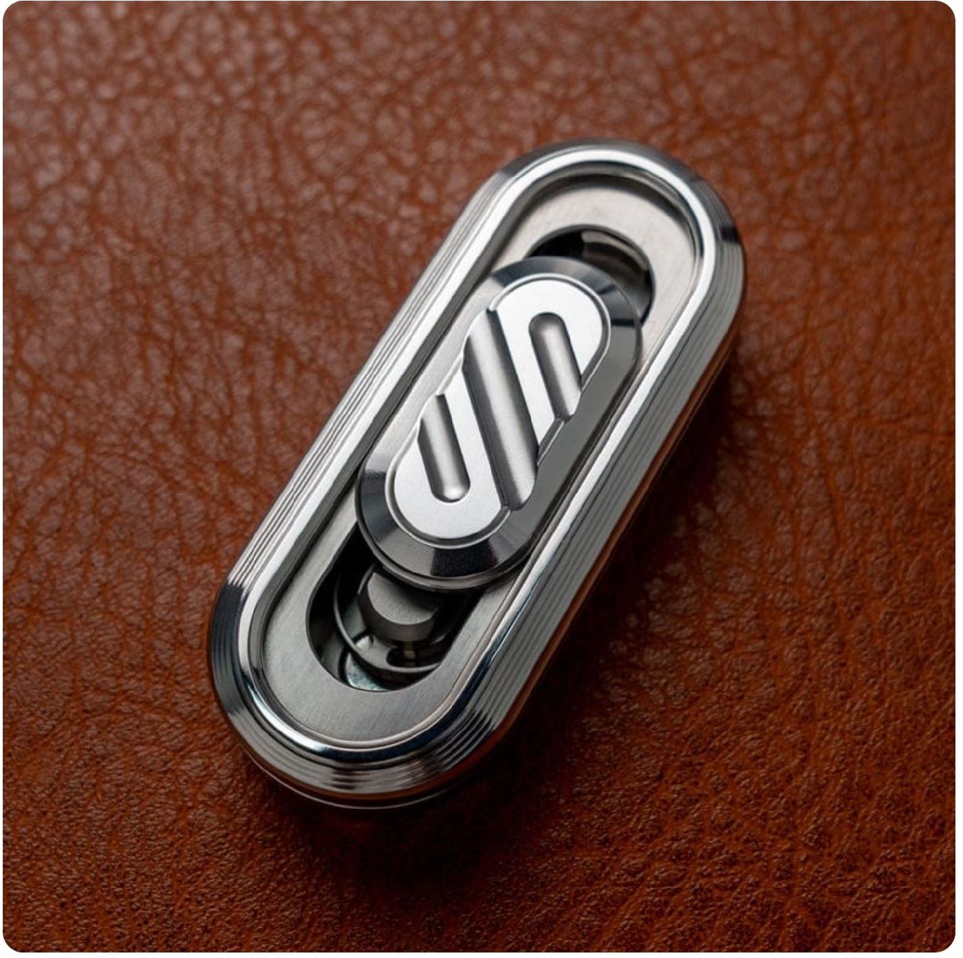 New WANWU Popping Stainless Steel Hand Fidget Haptic Push Slider | New WANWU Popping EDC Zirconium Hand Push Slider | WANWU Popping PPB Fidget Toys for Collection &amp; Gift