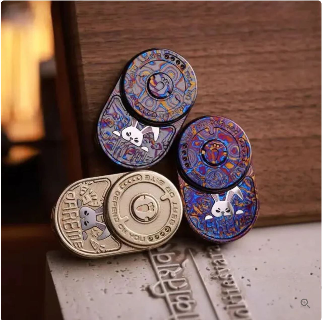 New MOT MIX EDC Zircuti Rabbit - Zelda Hand Push Slider for Collection & Gift