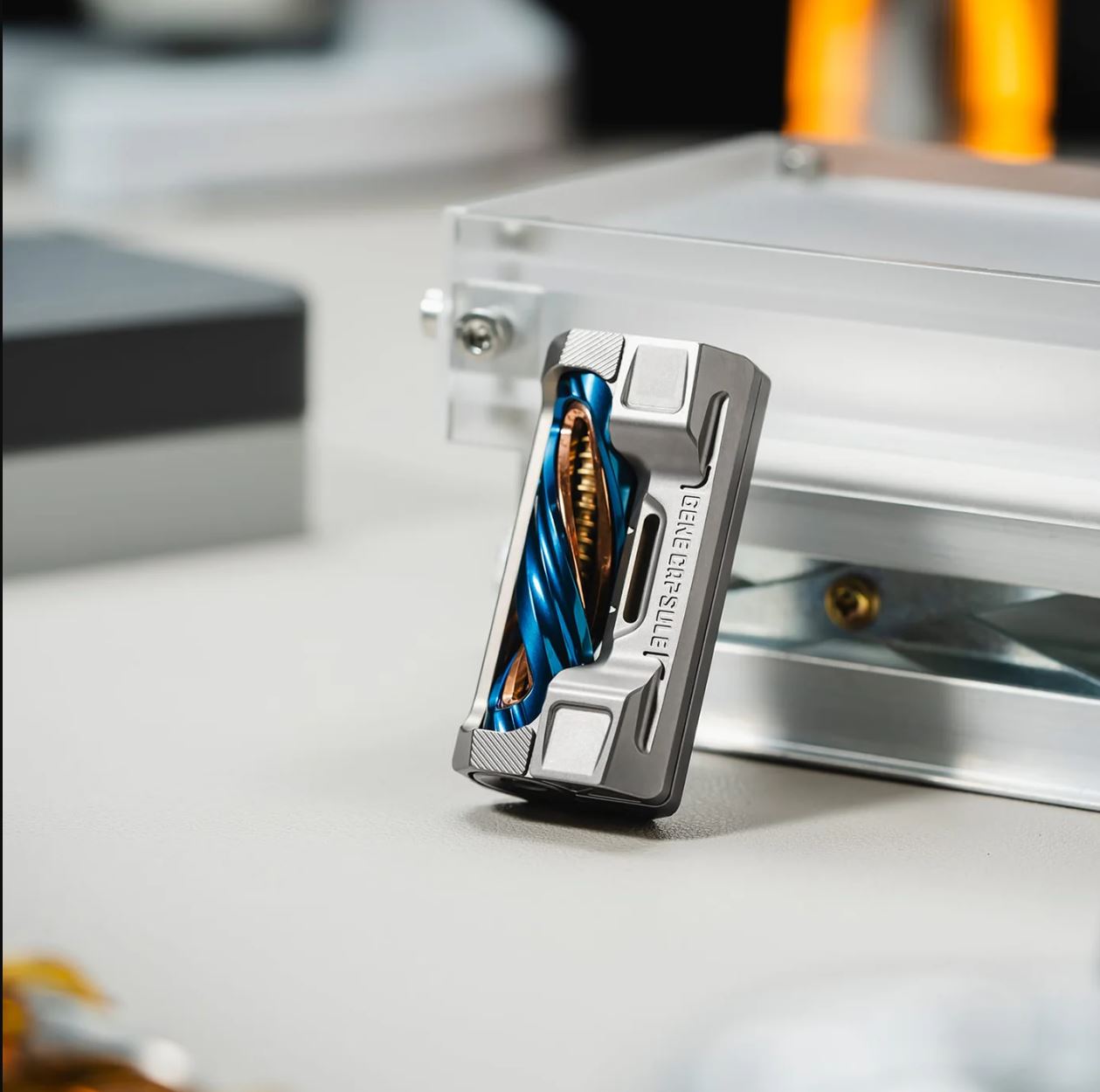01 EDC Gene Capsule Hand Push Slider