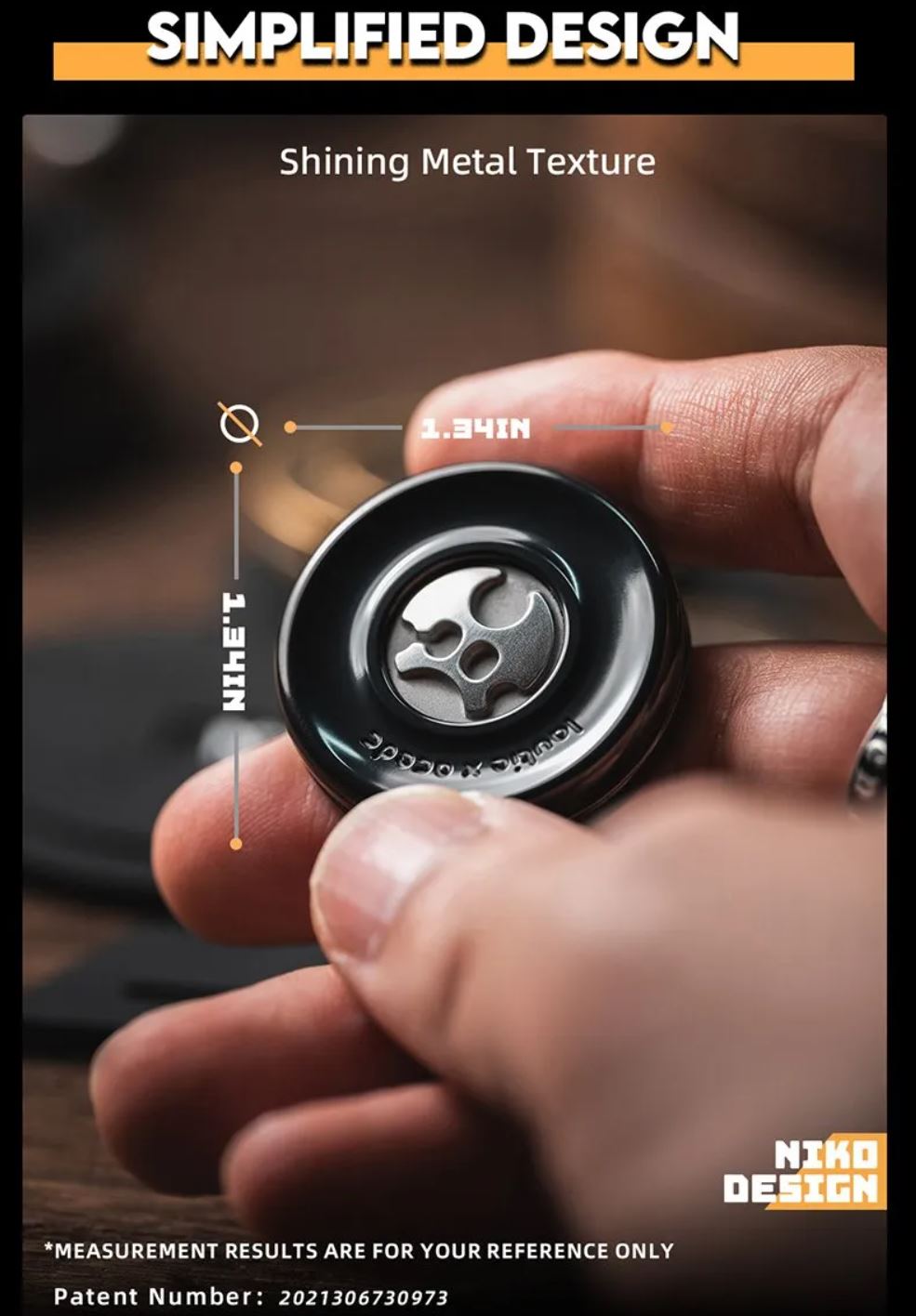 LAUTIE x ACEdc - New Devil’s Milk Cap Haptic Coin Fidget Toy for Collection & Gift
