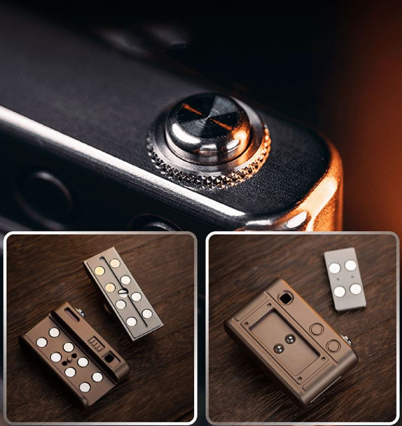 Pre Owned - WANWU EDC Camera M Zirconium+Zircuti Mini Push Slider for Collection and Gift