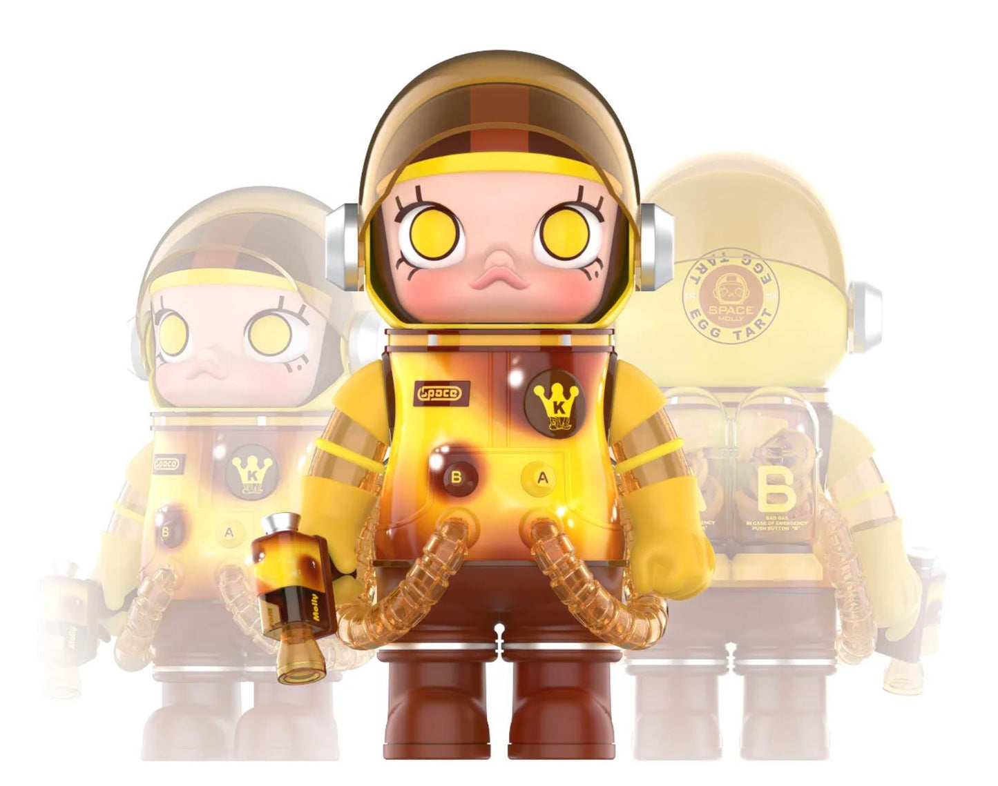 POP MART - MEGA SAPCE MOLLY 400% - EGG TART -MACAU Exclusive-100% Authentic from POP MART