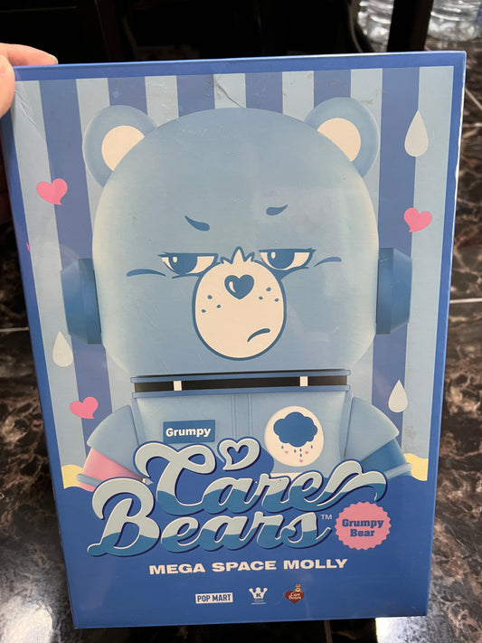 POP MART - MEGA SAPCE MOLLY- Grumpy Bear 400%+100% - 100% Authentic from POP MART