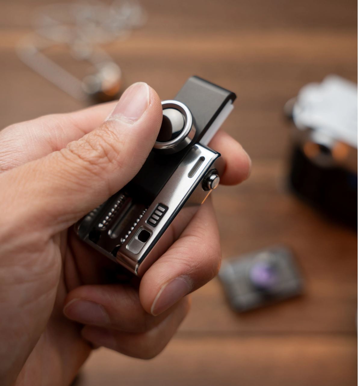 New WANWU Camera Mech Mechanical Hand Fidget Slider for Collection and Gift