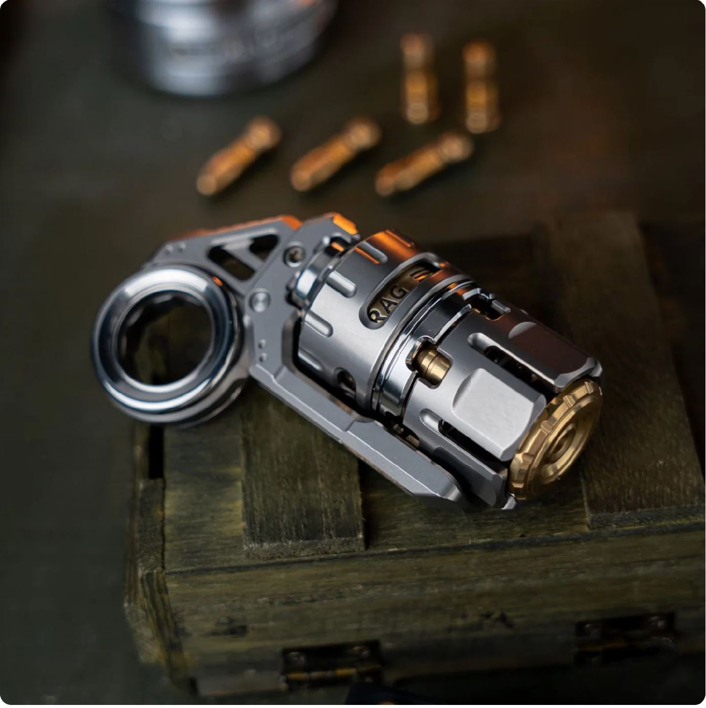 DJG Destroyer Hand Fidget Slider Spinner | DJG Destroyer Hand EDC PPB Hand Fidget Toy