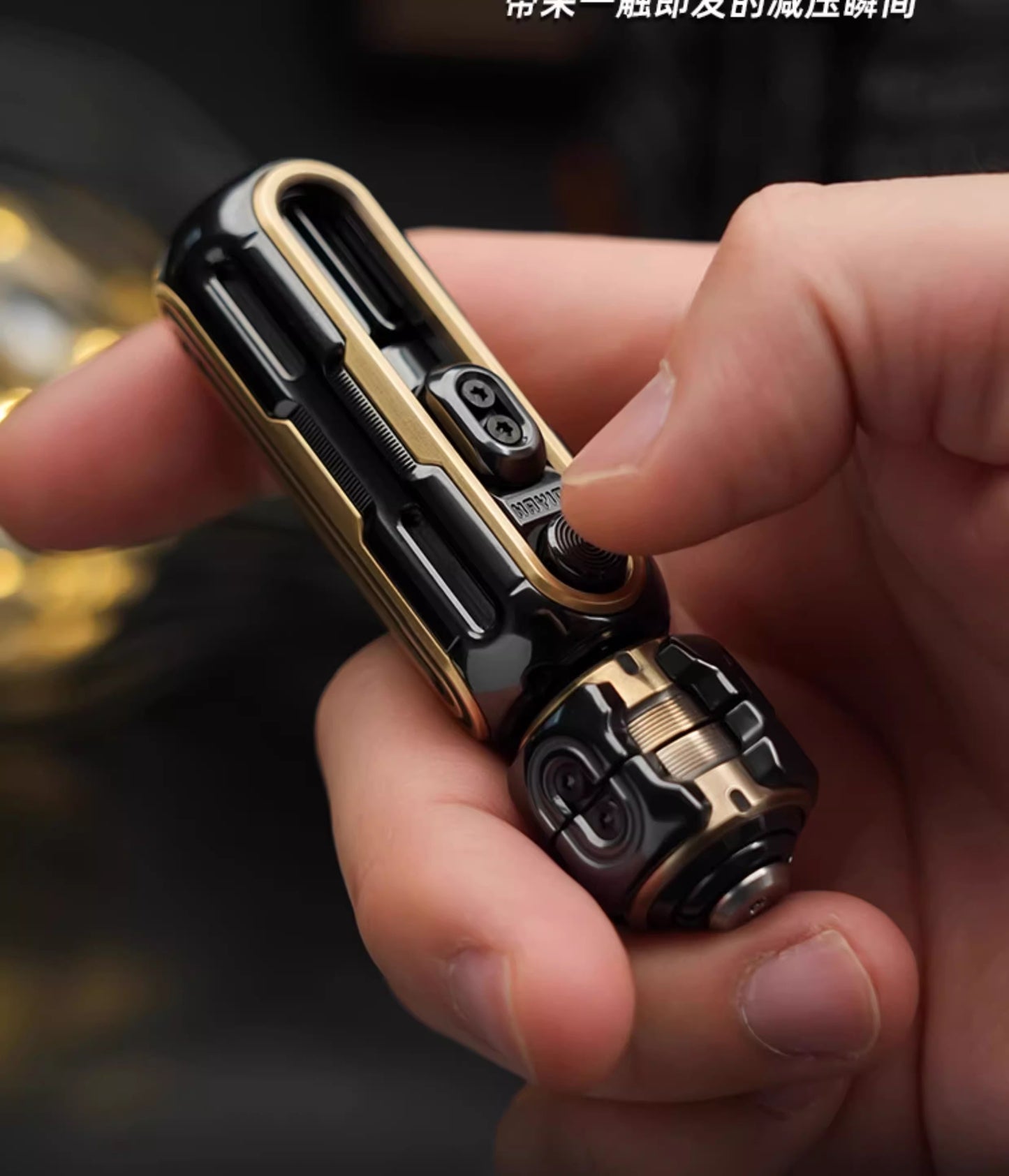 New MUYI NAYICI ARTILLERY Mechanical Ratchet Push Hand Slider | MUYI ARTILLERY Hand Push Slider | MUYI Ratchet Hand Push Fidget Toys for Collection &amp; Gift