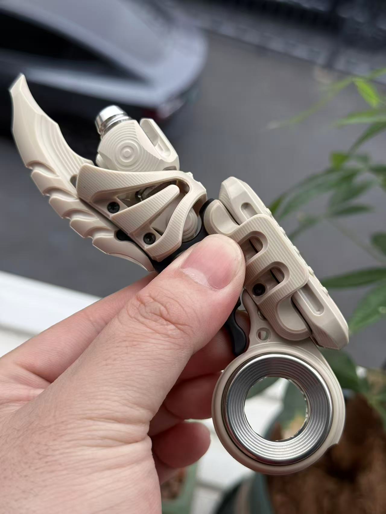 WANWU PARASKELETON EXOSKELETON PEEK PEI Mechanical EDC PPB Hand Haptic Push Slider for Gift & Collection