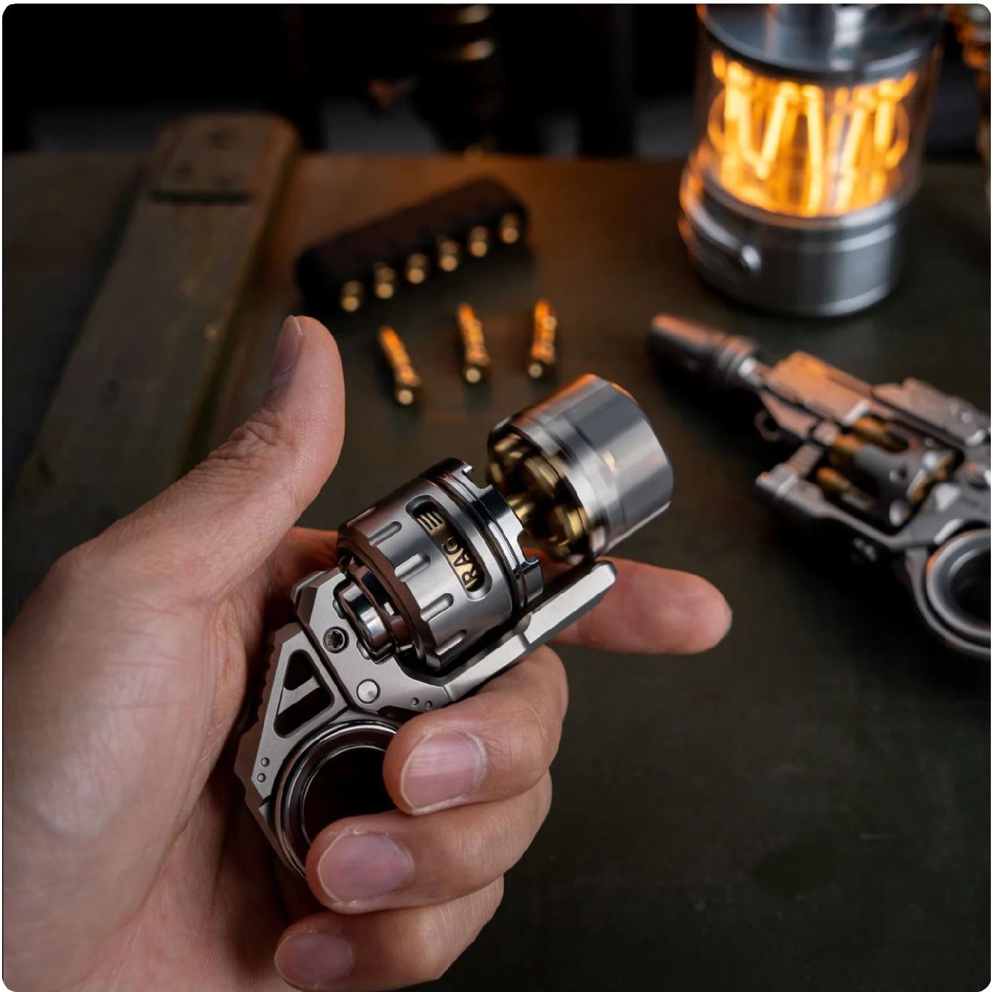 DJG Destroyer Hand Fidget Slider Spinner | DJG Destroyer Hand EDC PPB Hand Fidget Toy