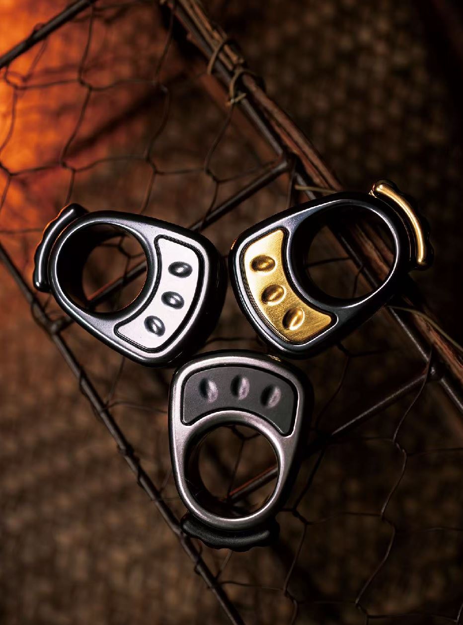 ACEdc Chick, Knuckle Slider Titanium Zirconium Fidget Toy for Collection & Gift