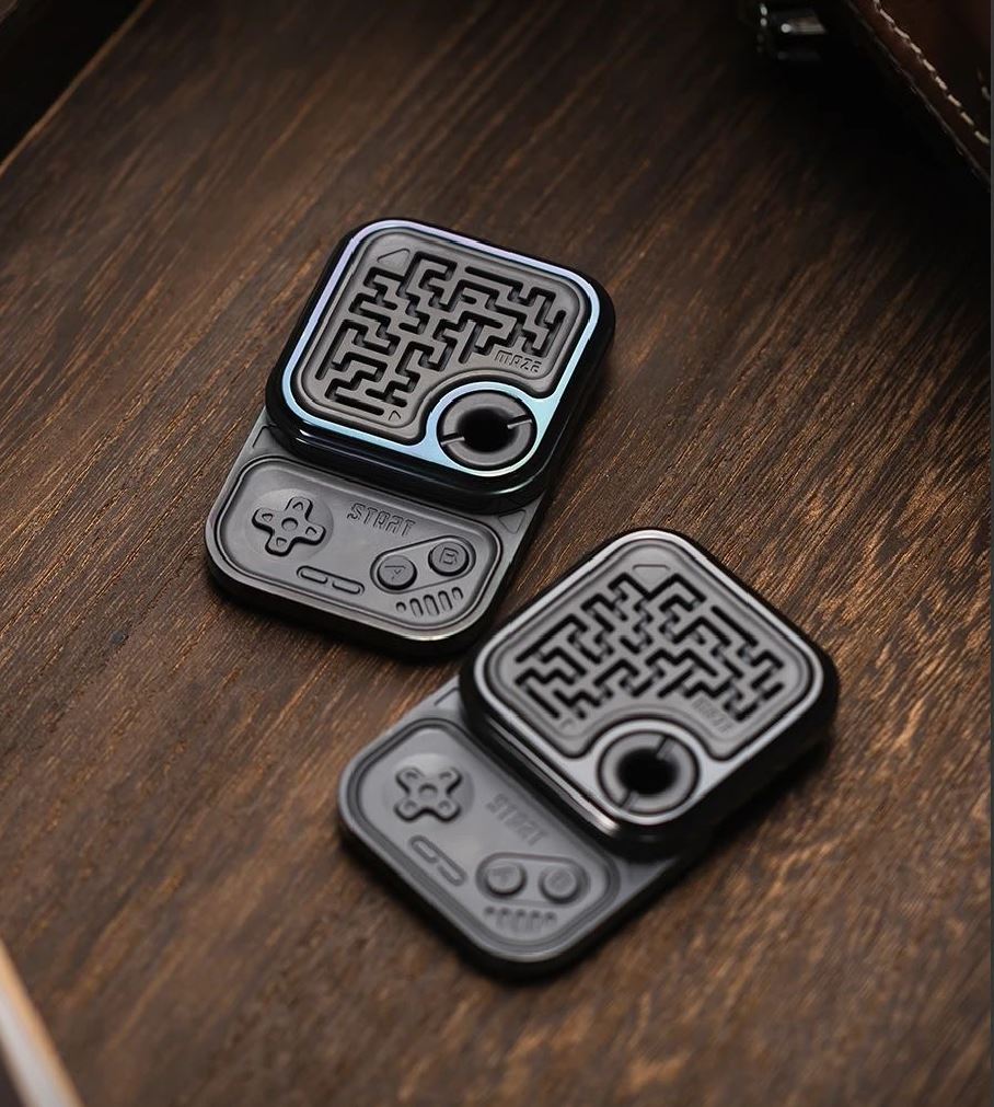 01 EDC Mechanical MAZE GAME Block Hand Push Slider | ZeroOne EDC MAZE BLOCK Haptic Hand Fidget Slider for Collection &amp; Gift