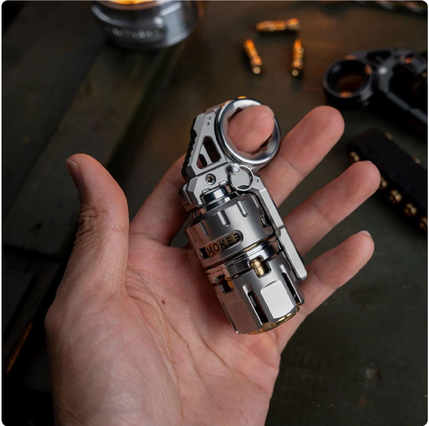 DJG Destroyer Hand Fidget Slider Spinner | DJG Destroyer Hand EDC PPB Hand Fidget Toy