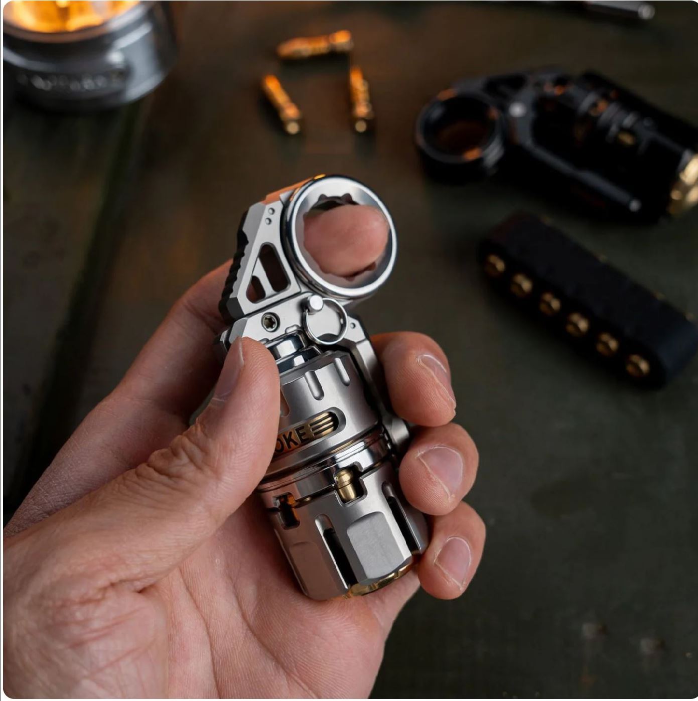 DJG Destroyer Hand Fidget Slider Spinner | DJG Destroyer Hand EDC PPB Hand Fidget Toy