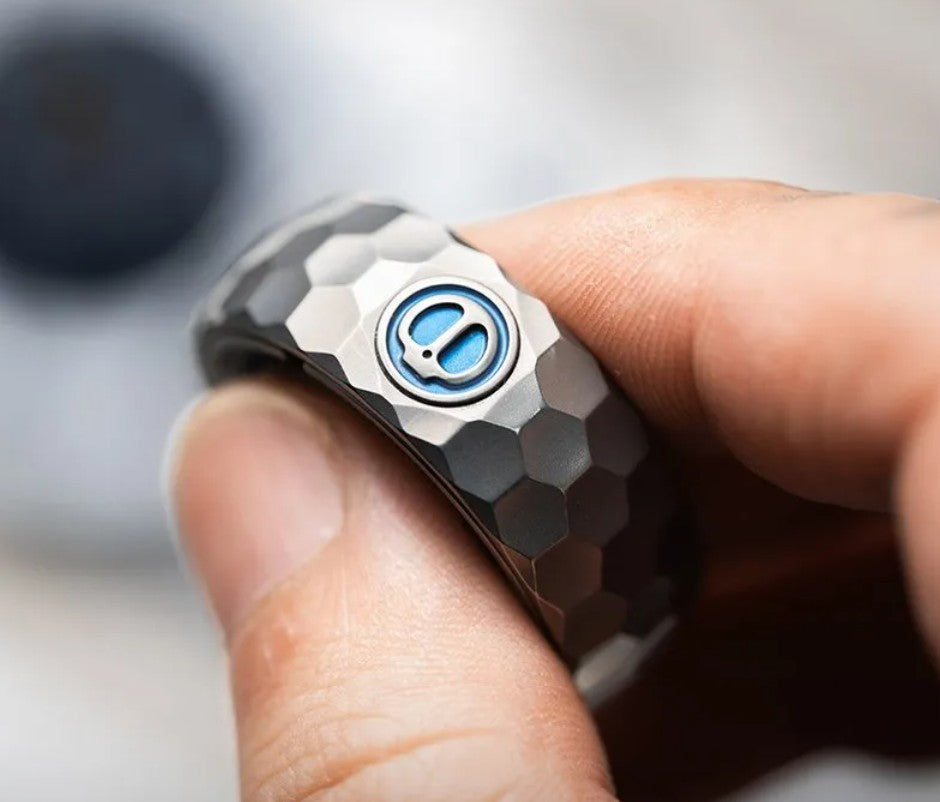 New Launching Lautie SpyWar Mechanic Thorns Zirconium Ring Hand Finger Spinner | Lautie Mechanic Thorns Finger Ring Spinner for Gift and Collection