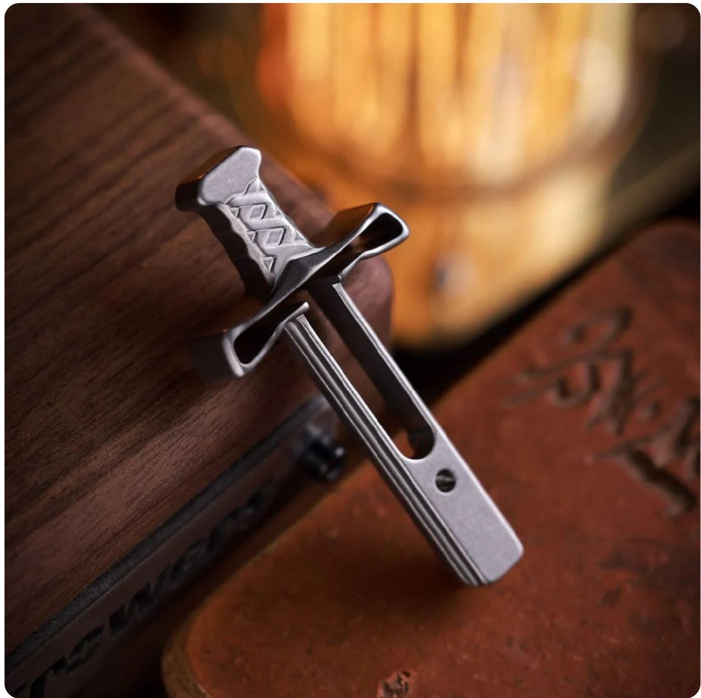 ACEdc Master Sword Hand Push Slider Fidget Toys for Collection & Gift