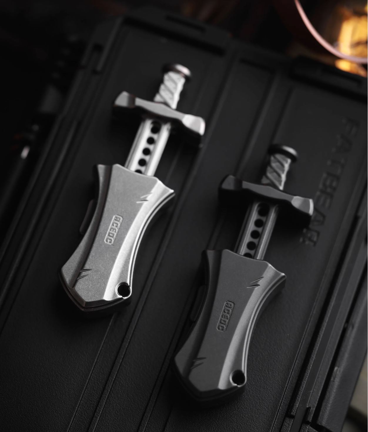 ACEdc Master Sword Hand Push Slider Fidget Toys for Collection & Gift