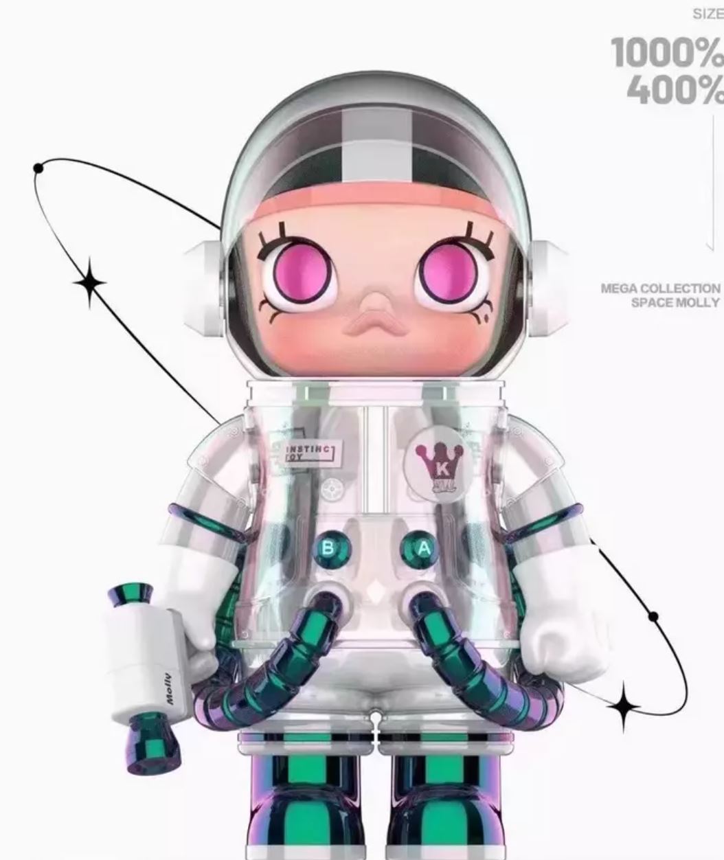 POP MART - MEGA SAPCE MOLLY 400% INSTINCTOY - Limited Edition - 100% Authentic from POP MART