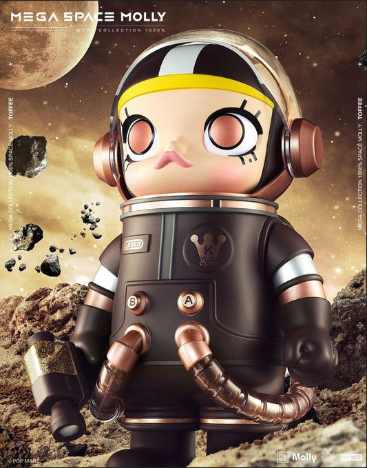 POP MART MEGA SPACE MOLLY 400% - TOFFEE - 100% Authentic from POP MART