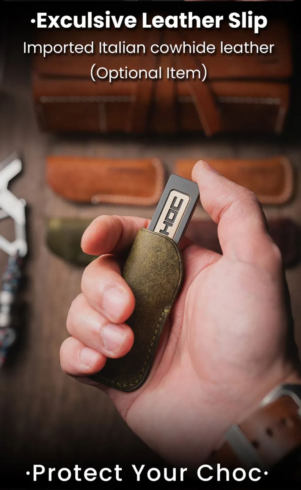 Lautie Choc Zirconium - Stainless Steel Mechanical Slider | Lautie Choc Hand Haptic Slider EDC for Collection & Gift