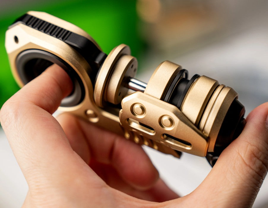 GoBiggeR Sinian Lite Aluminum Hand Fidget Haptic Slider | GobiggeR Sinian Lite Aluminum EDC Hand Slider | GobiggeR Sinian Lite Aluminum Hand Fidget Toy PPB for Collection & Gift