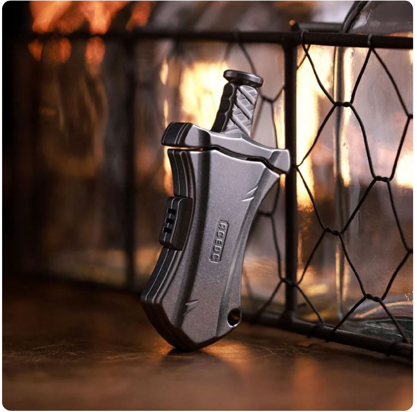 ACEdc Master Sword Hand Push Slider Fidget Toys for Collection & Gift