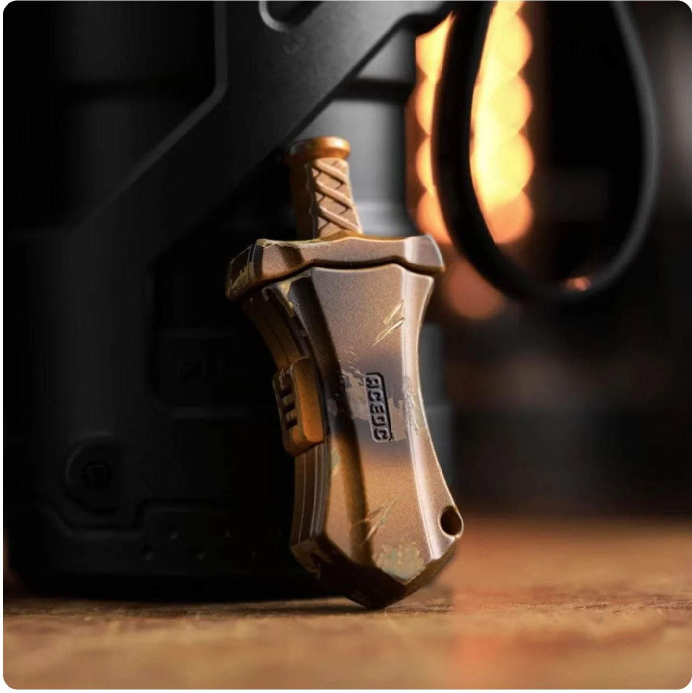 ACEdc Master Sword Hand Push Slider Fidget Toys for Collection & Gift