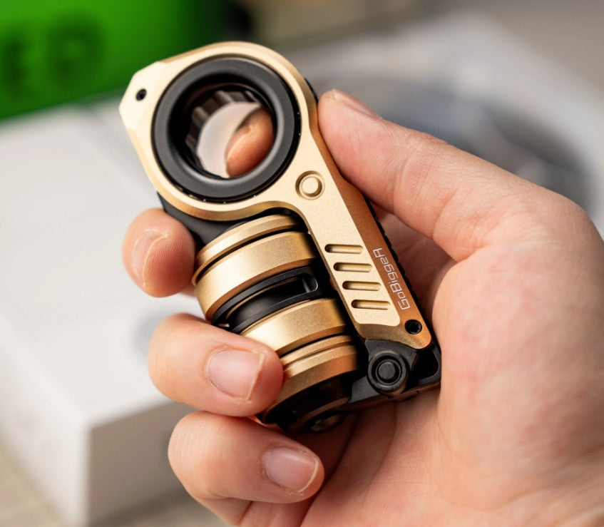 GoBiggeR Sinian Lite Aluminum Hand Fidget Haptic Slider | GobiggeR Sinian Lite Aluminum EDC Hand Slider | GobiggeR Sinian Lite Aluminum Hand Fidget Toy PPB for Collection & Gift