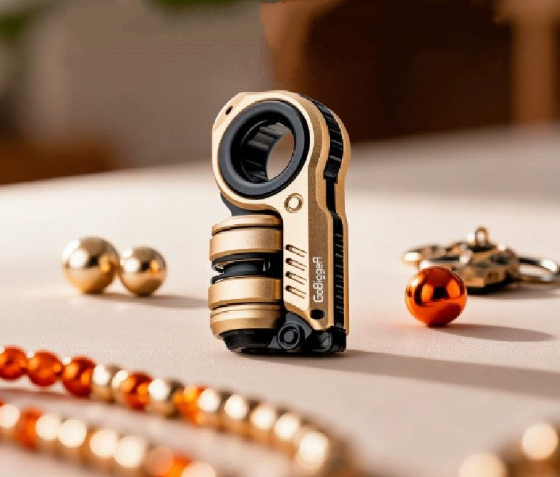 GoBiggeR Sinian Lite Aluminum Hand Fidget Haptic Slider | GobiggeR Sinian Lite Aluminum EDC Hand Slider | GobiggeR Sinian Lite Aluminum Hand Fidget Toy PPB for Collection & Gift