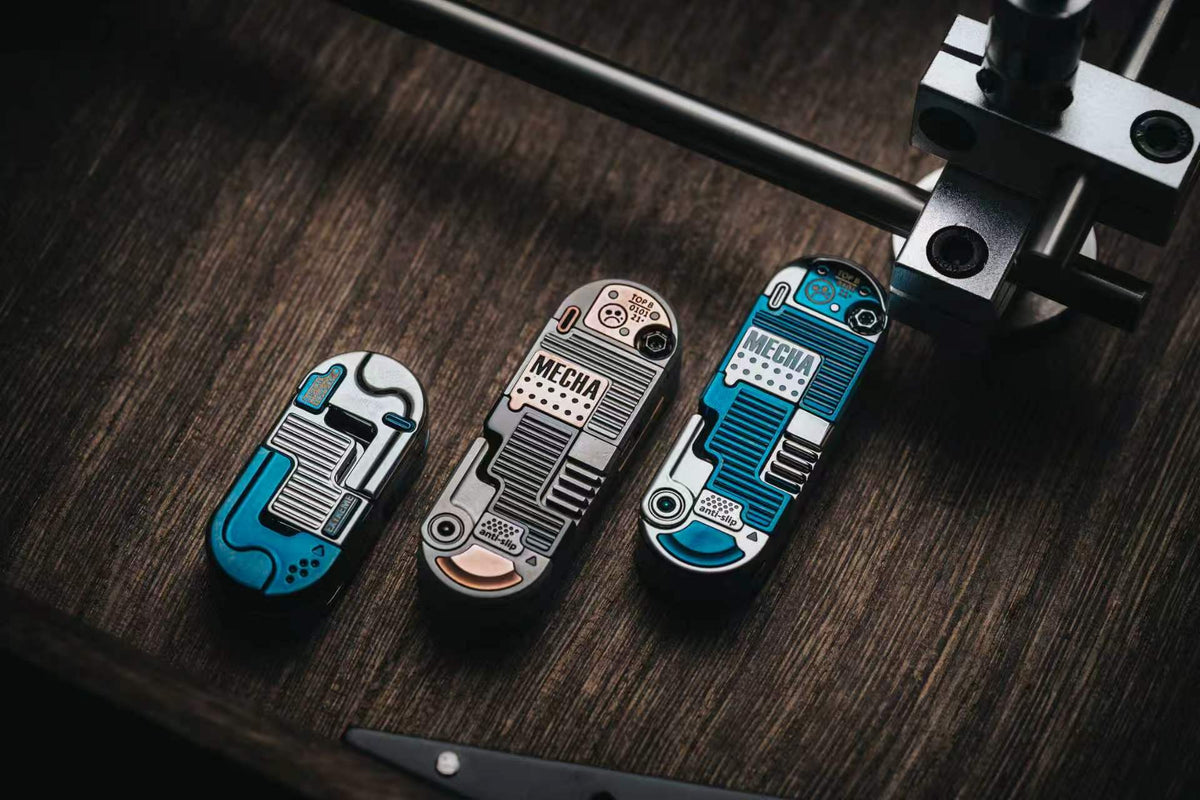 Metal Toys Dz Top B MECHA Special Edition Hand Haptic Fidget Slider for Collection & Gift